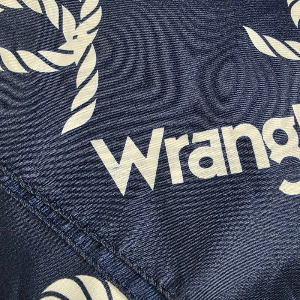 Wrangler Navy Blue Rope Graphic Cotton Bandana Set of 3 Western Cowboy Scarf